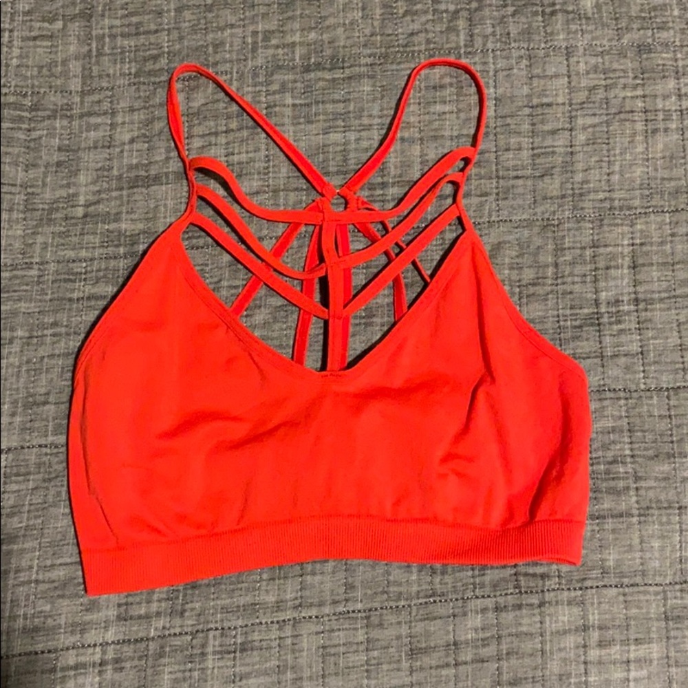 Red Bralette Top from LF